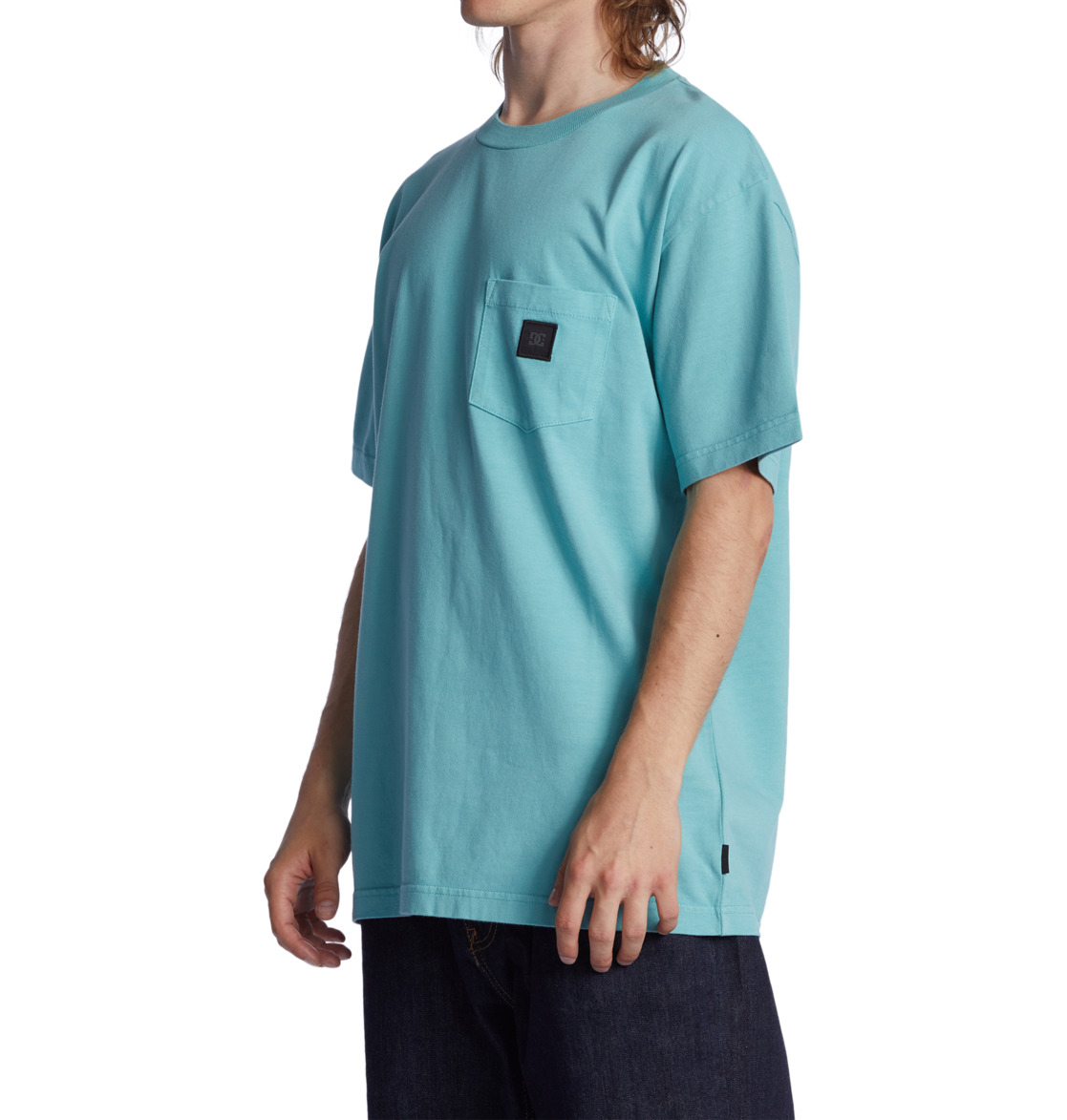 DC 1994 Short Sleeve Men T-Shirt Turquoise | US-7014BCJ