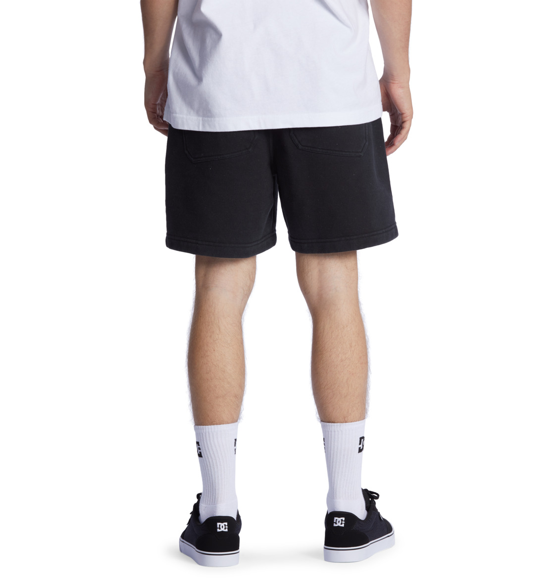 DC 1994 Sweat Men Shorts Black | US-0621CJZ