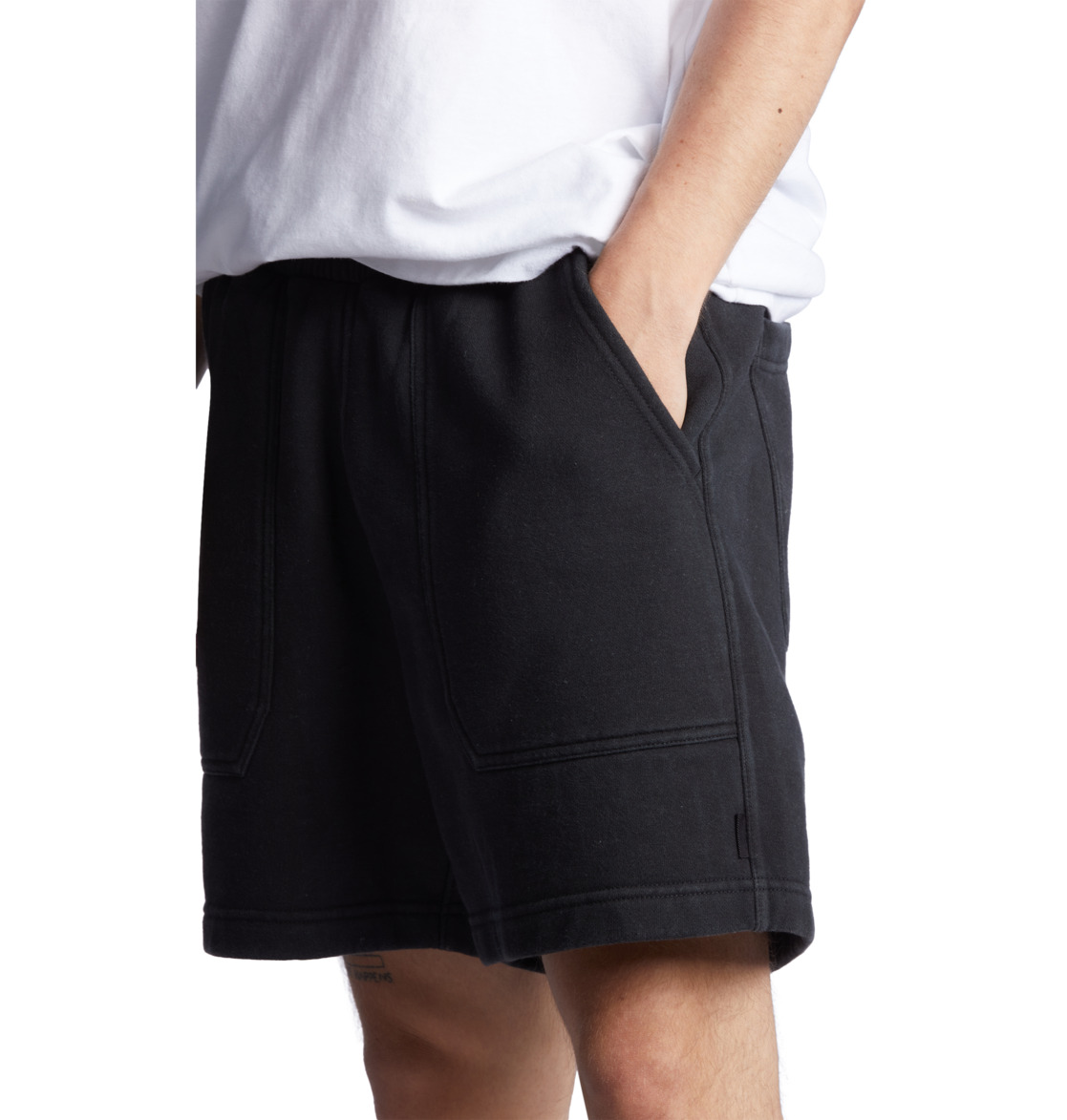 DC 1994 Sweat Men Shorts Black | US-0621CJZ