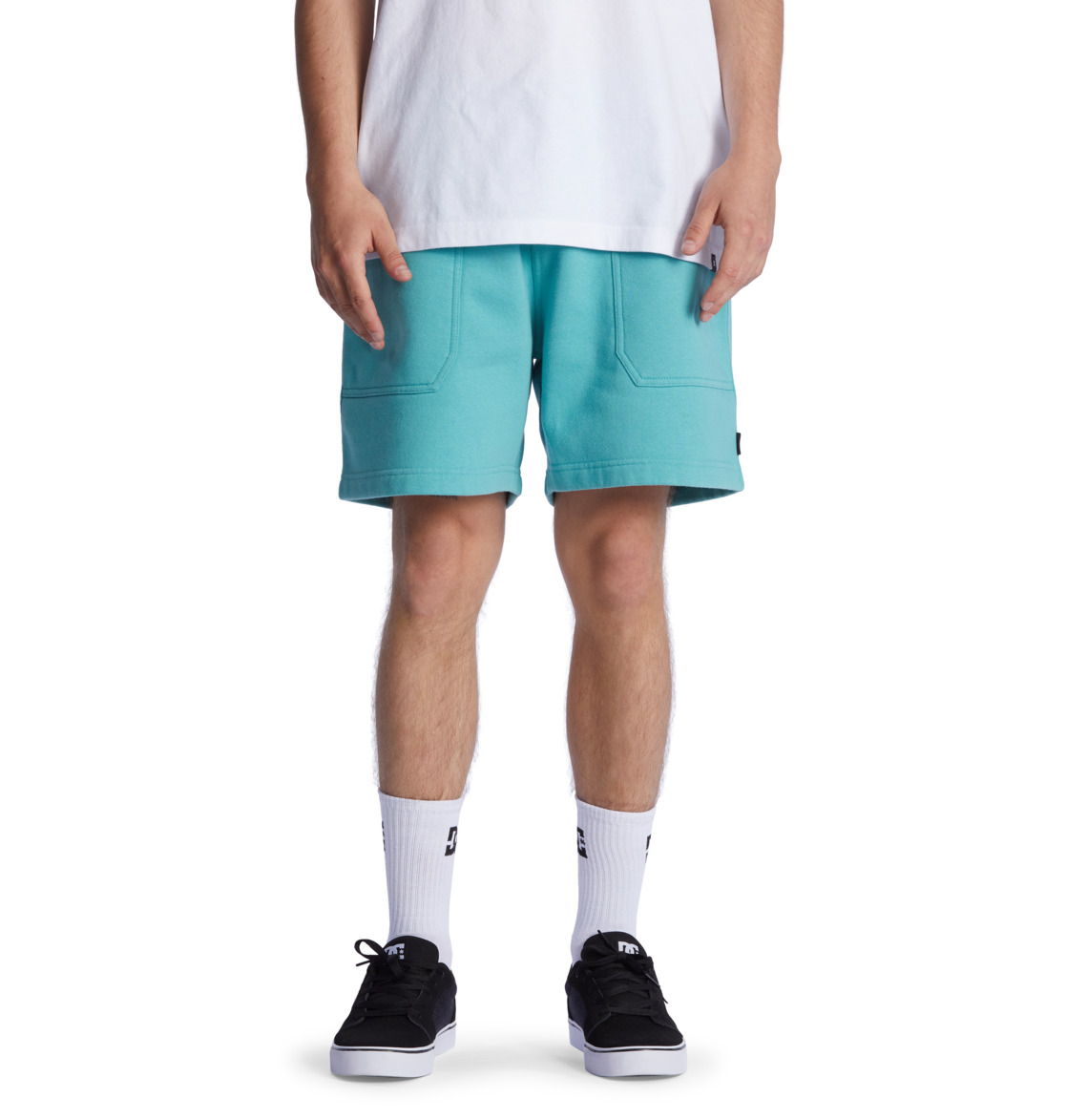 DC 1994 Sweat Men Shorts Turquoise | US-9736GWN