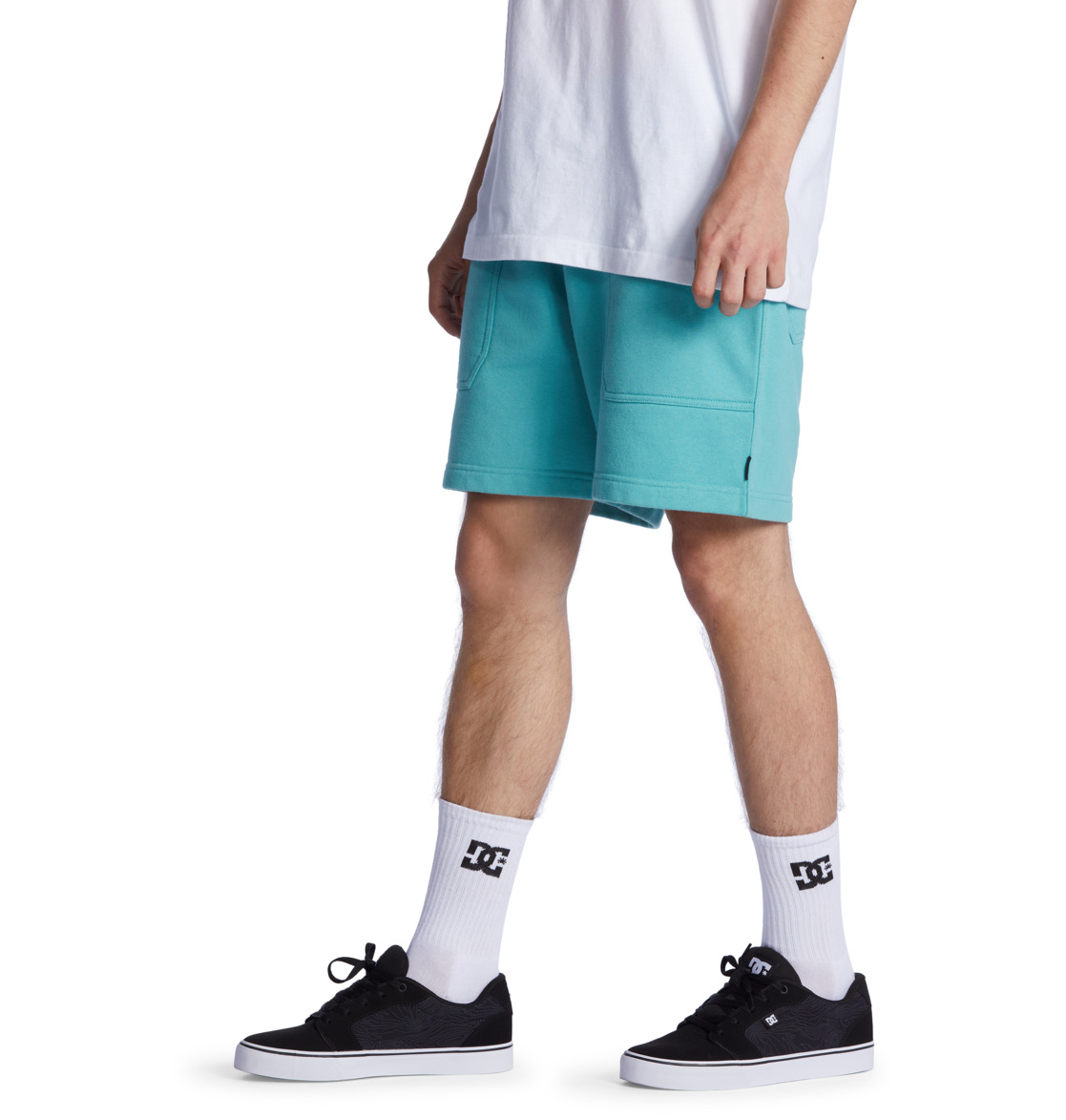 DC 1994 Sweat Men Shorts Turquoise | US-9736GWN