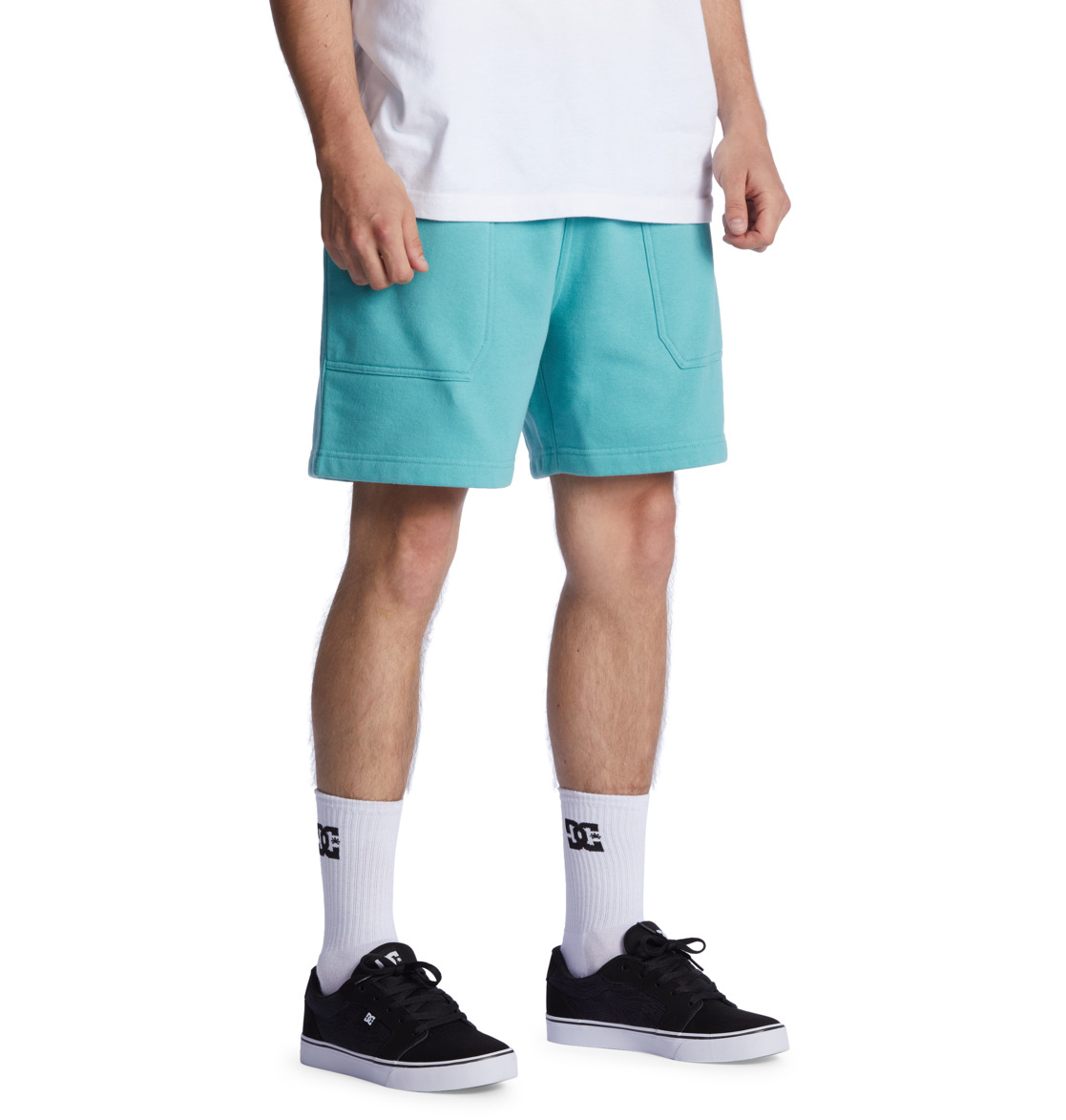 DC 1994 Sweat Men Shorts Turquoise | US-9736GWN