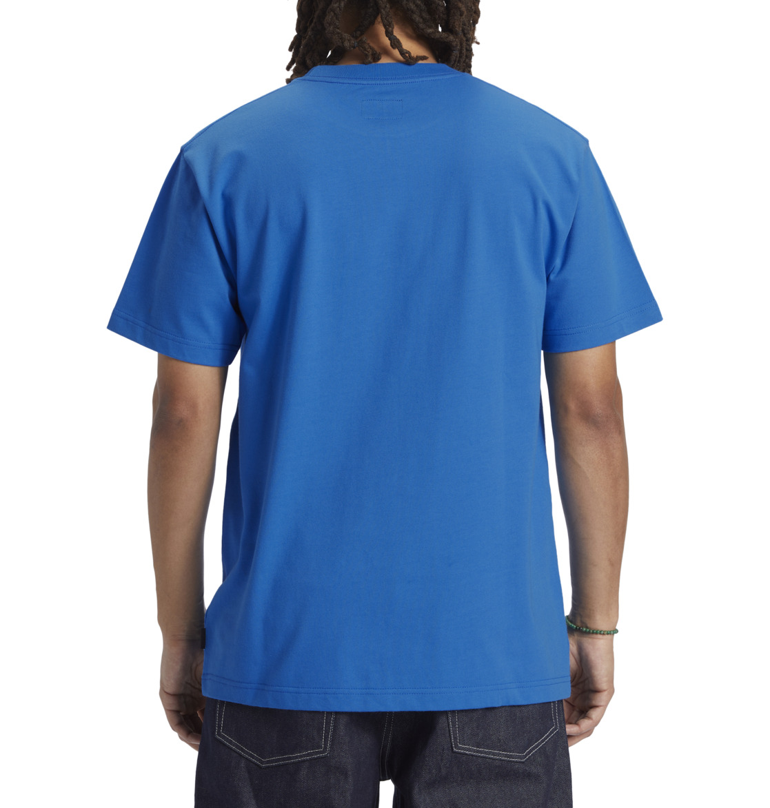 DC 1995 Pocket Men T-Shirt Blue | US-3798BEU