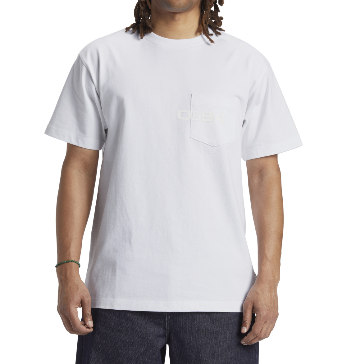 DC 1995 Pocket Men T-Shirt White | US-0189HYF