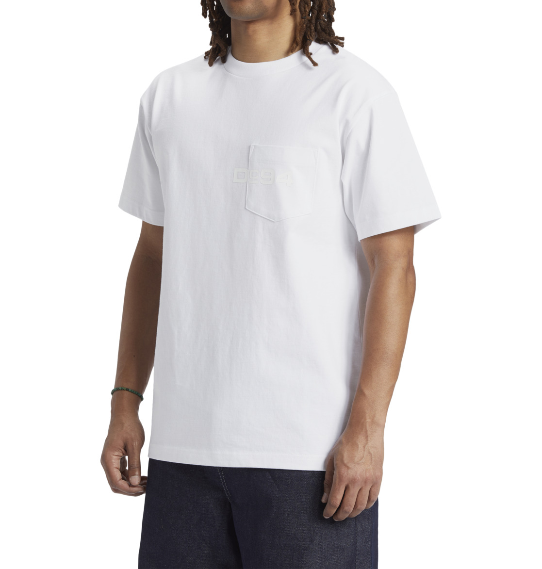 DC 1995 Pocket Men T-Shirt White | US-0189HYF