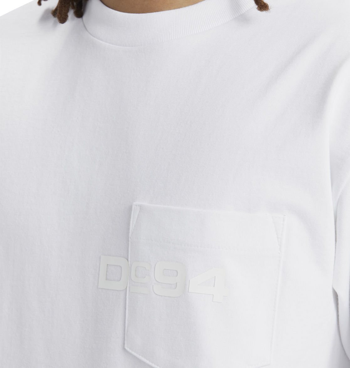 DC 1995 Pocket Men T-Shirt White | US-0189HYF