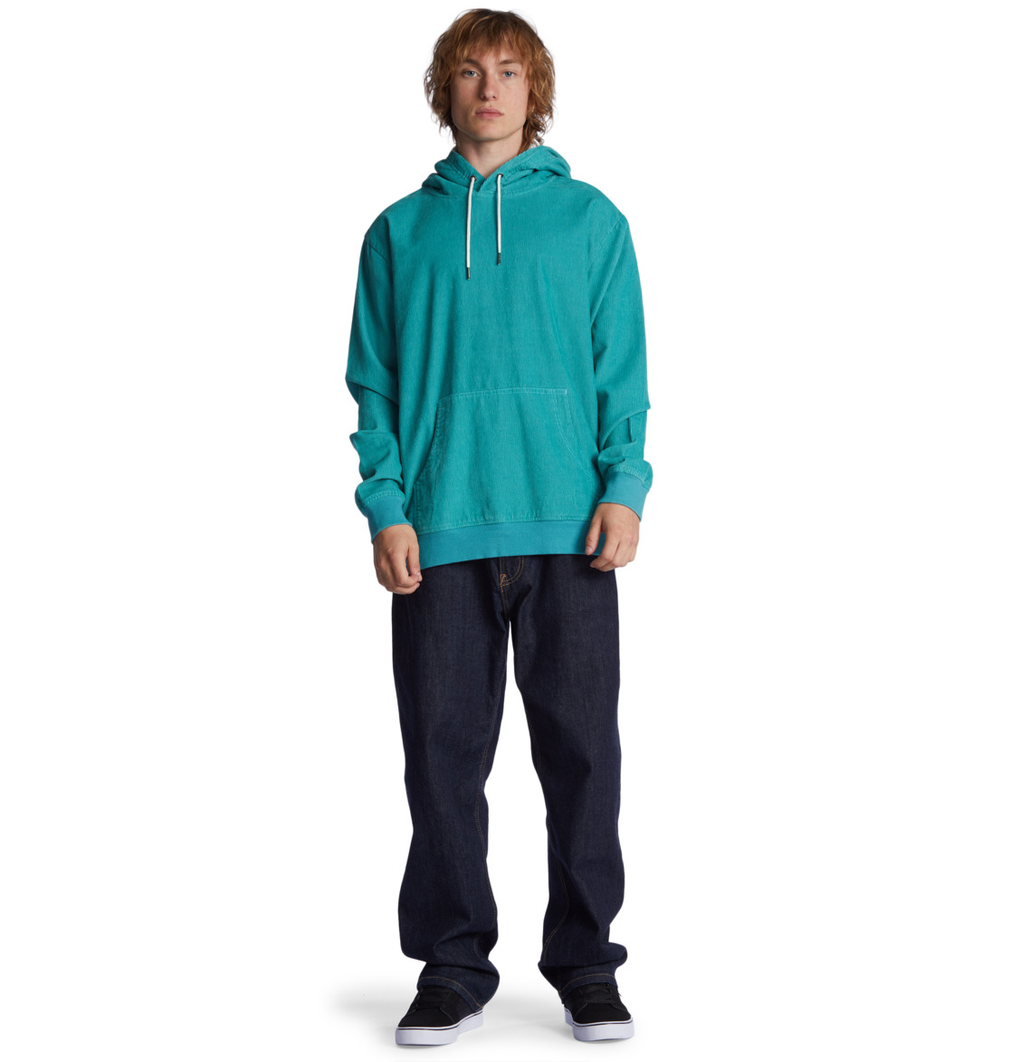 DC Abrupter Men Hoodie Turquoise | US-3597NPM