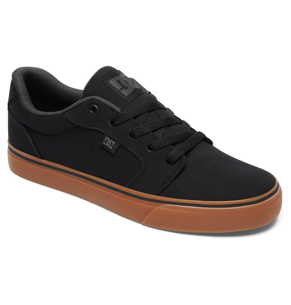 DC Anvil Canvas Men Sneakers Black | US-7965XKG