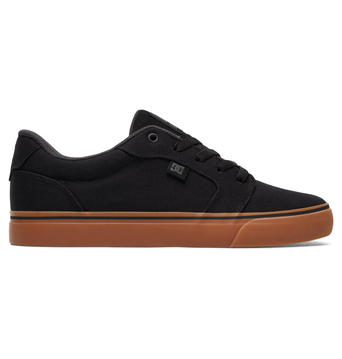 DC Anvil Canvas Men Sneakers Black | US-7965XKG