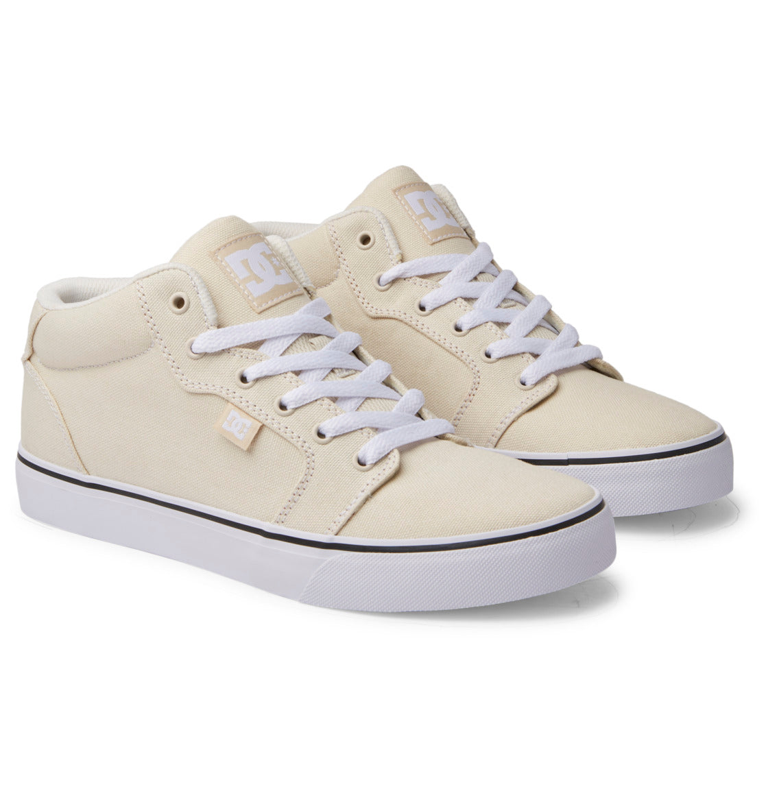 DC Anvil Mid Men Sneakers Cream | US-5139ENX