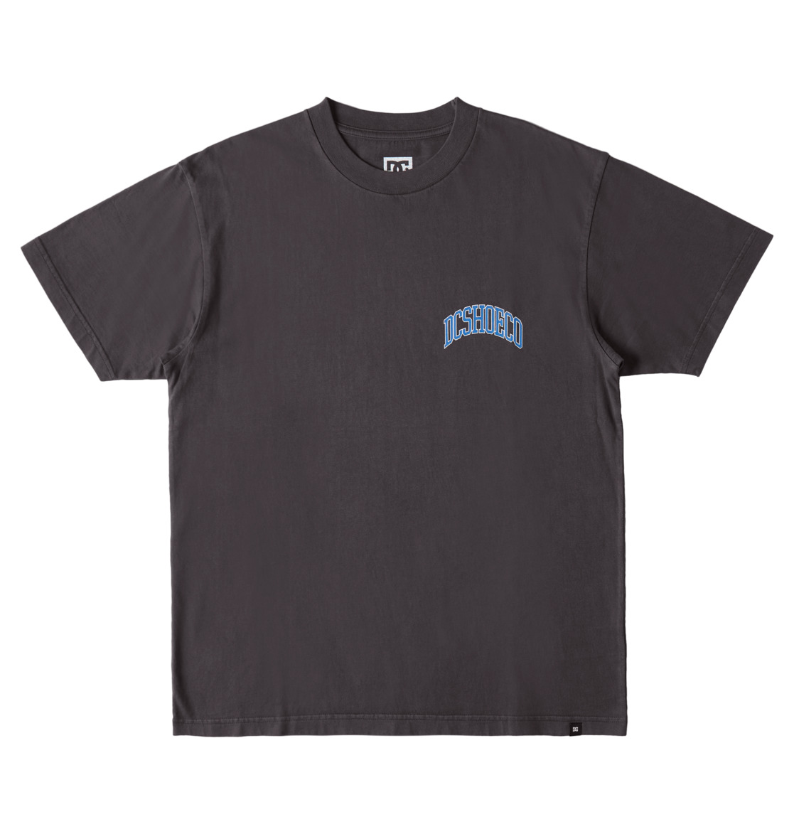 DC Arch Men T-Shirt Black Wash | US-5821HWN