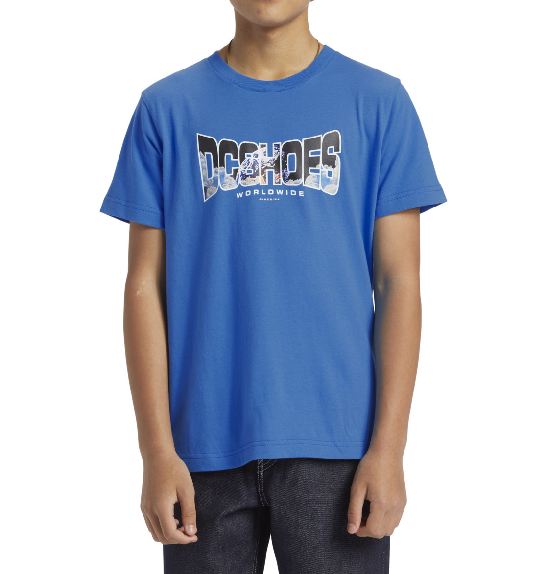 DC Astro Kids' T-Shirt Blue | US-2945ZSM