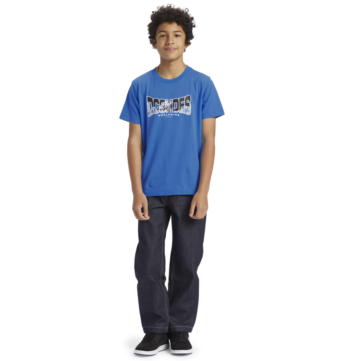 DC Astro Kids' T-Shirt Blue | US-2945ZSM