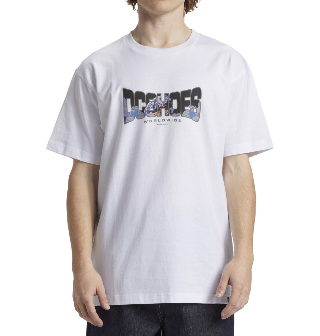 DC Astro Men T-Shirt White | US-0538CTD