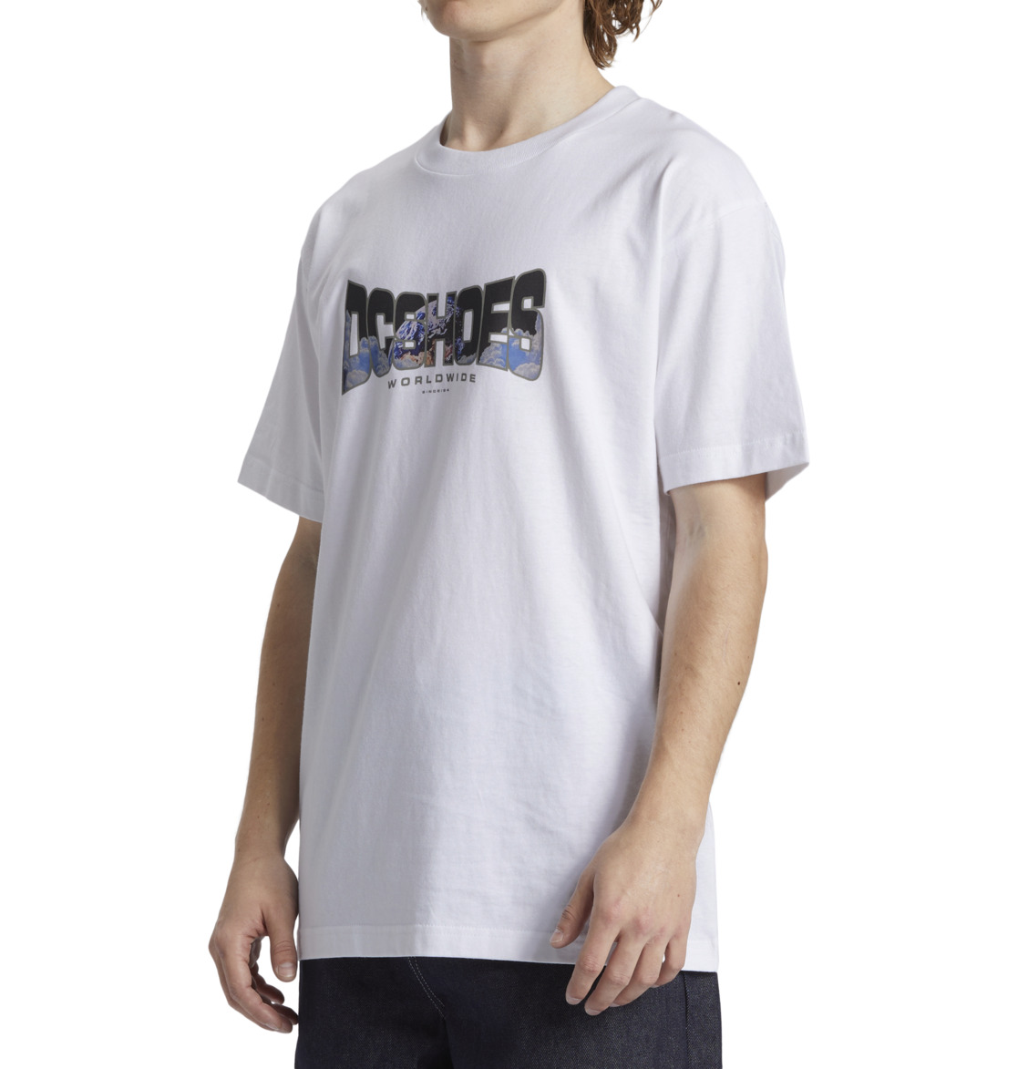 DC Astro Men T-Shirt White | US-0538CTD