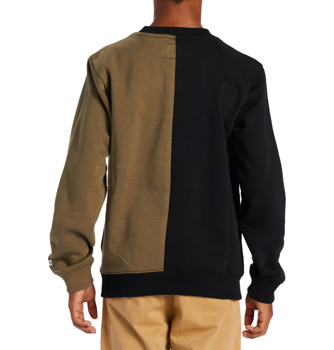 DC Baseline Kids' Sweatshirt Black / Brown | US-9824HIB