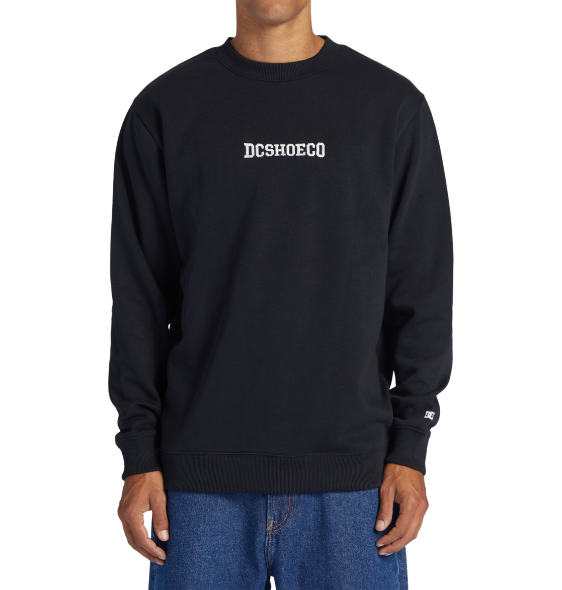 DC Baseline Men Sweatshirt Black | US-5189RDH