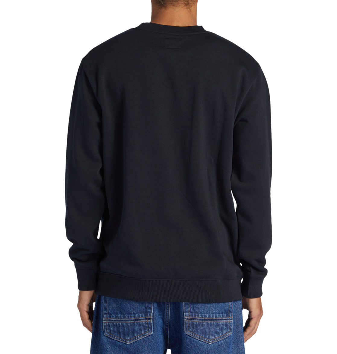 DC Baseline Men Sweatshirt Black | US-5189RDH