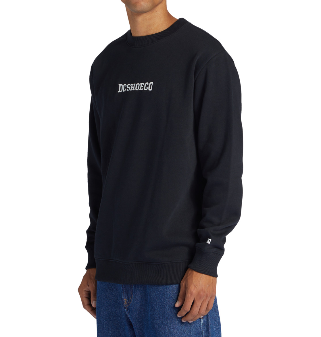 DC Baseline Men Sweatshirt Black | US-5189RDH