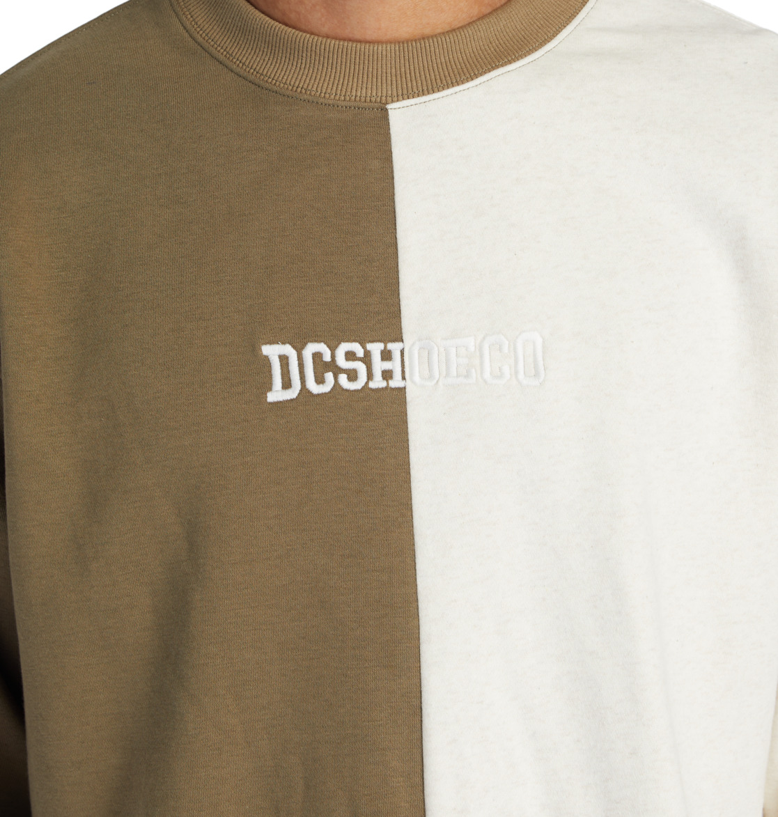 DC Baseline Men Sweatshirt Brown | US-0957YQO