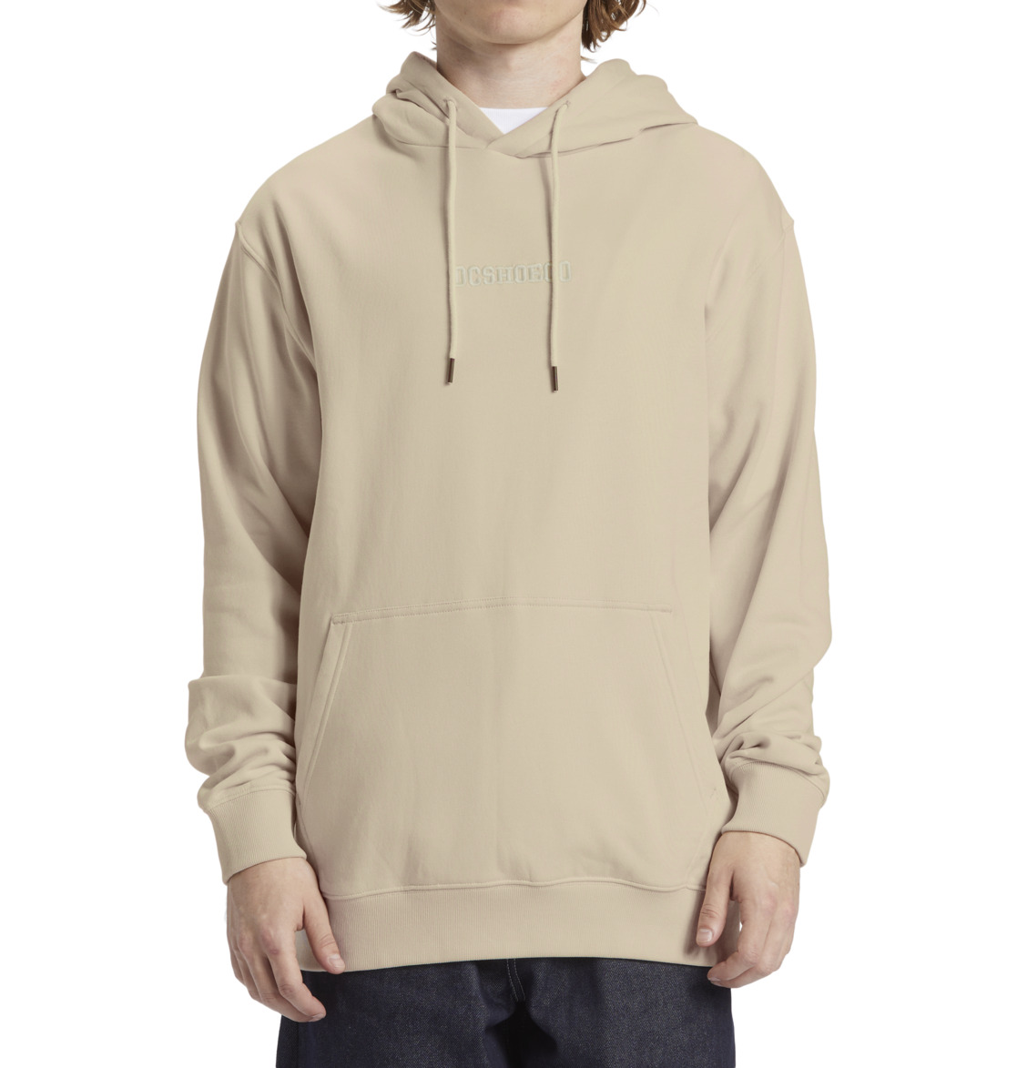 DC Baseline Ph Men Hoodie Beige | US-9401KJD