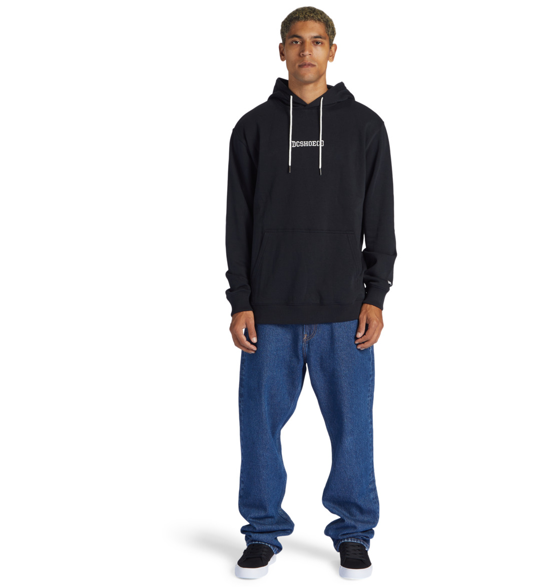 DC Baseline Ph Men Hoodie Black | US-9231AVN