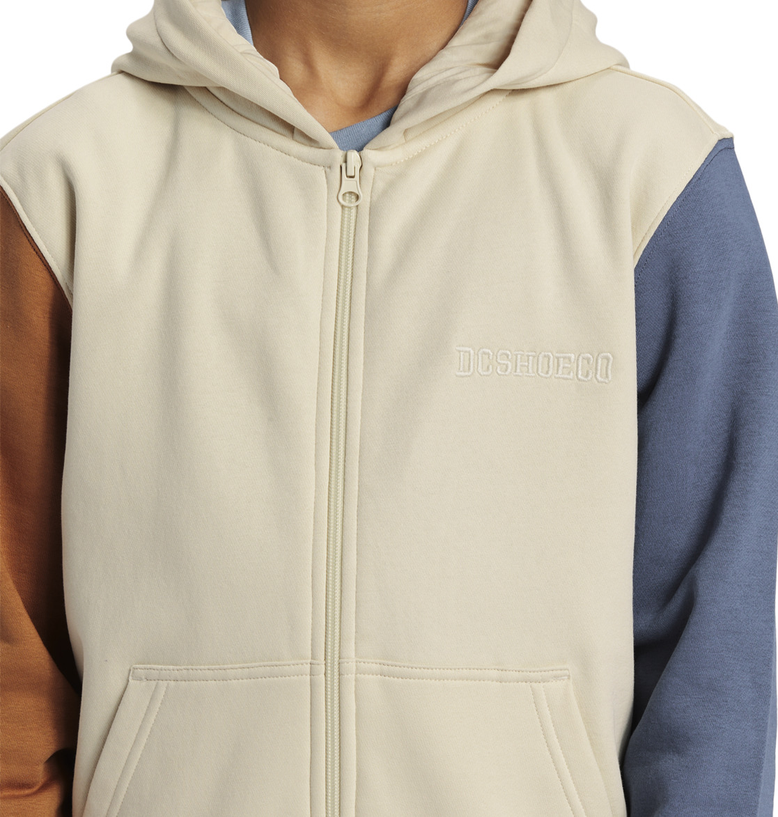 DC Baseline Zip-Up Kids' Hoodie Beige | US-2136XIG