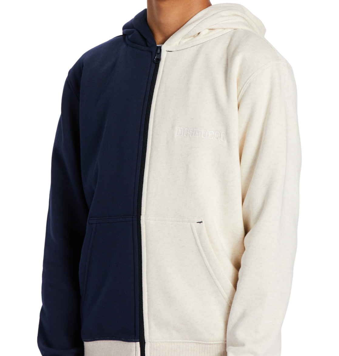 DC Baseline Zip-Up Kids' Hoodie Navy | US-0853JTP