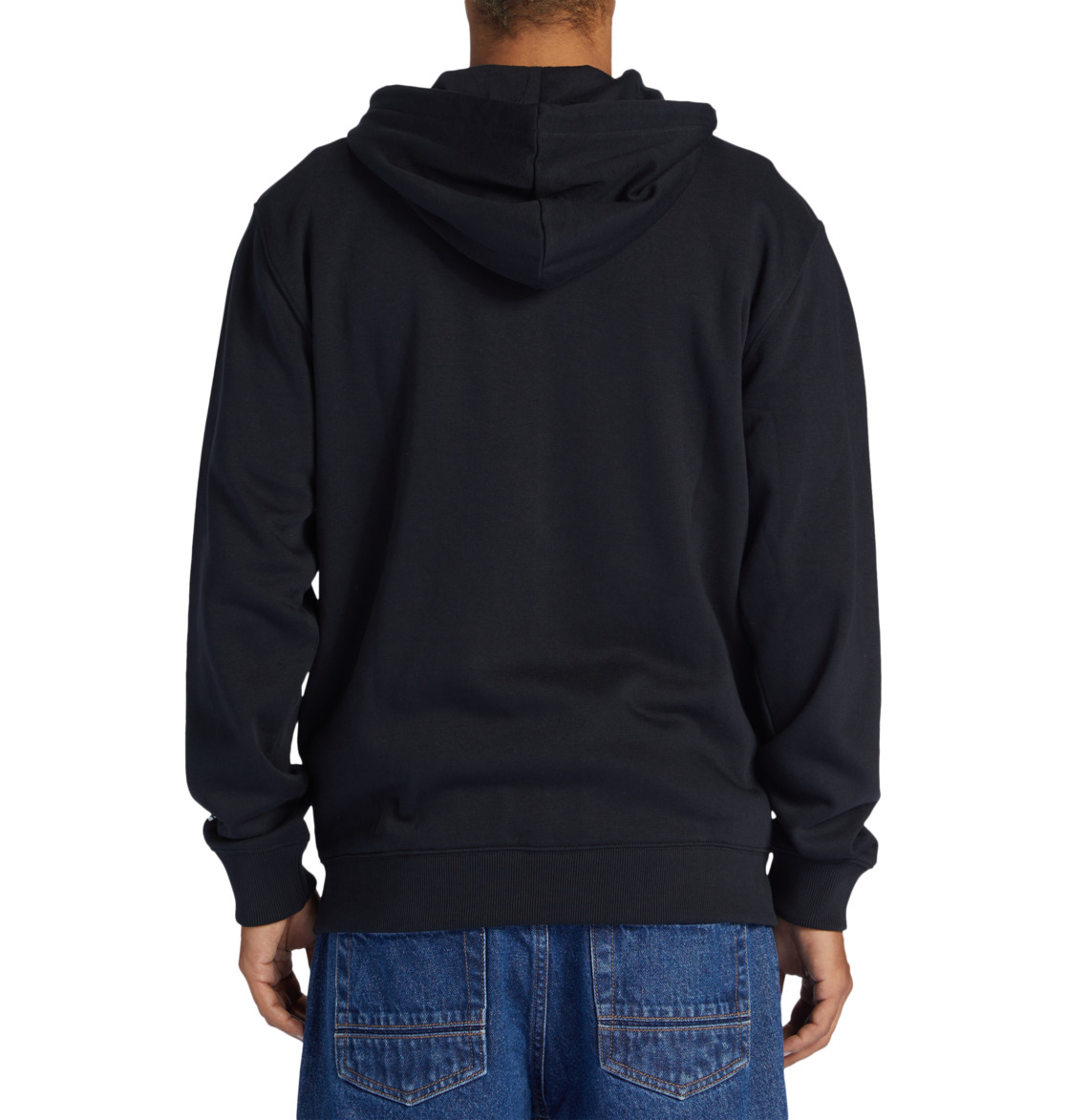 DC Baseline Zip-Up Men Hoodie Black | US-6309UWS