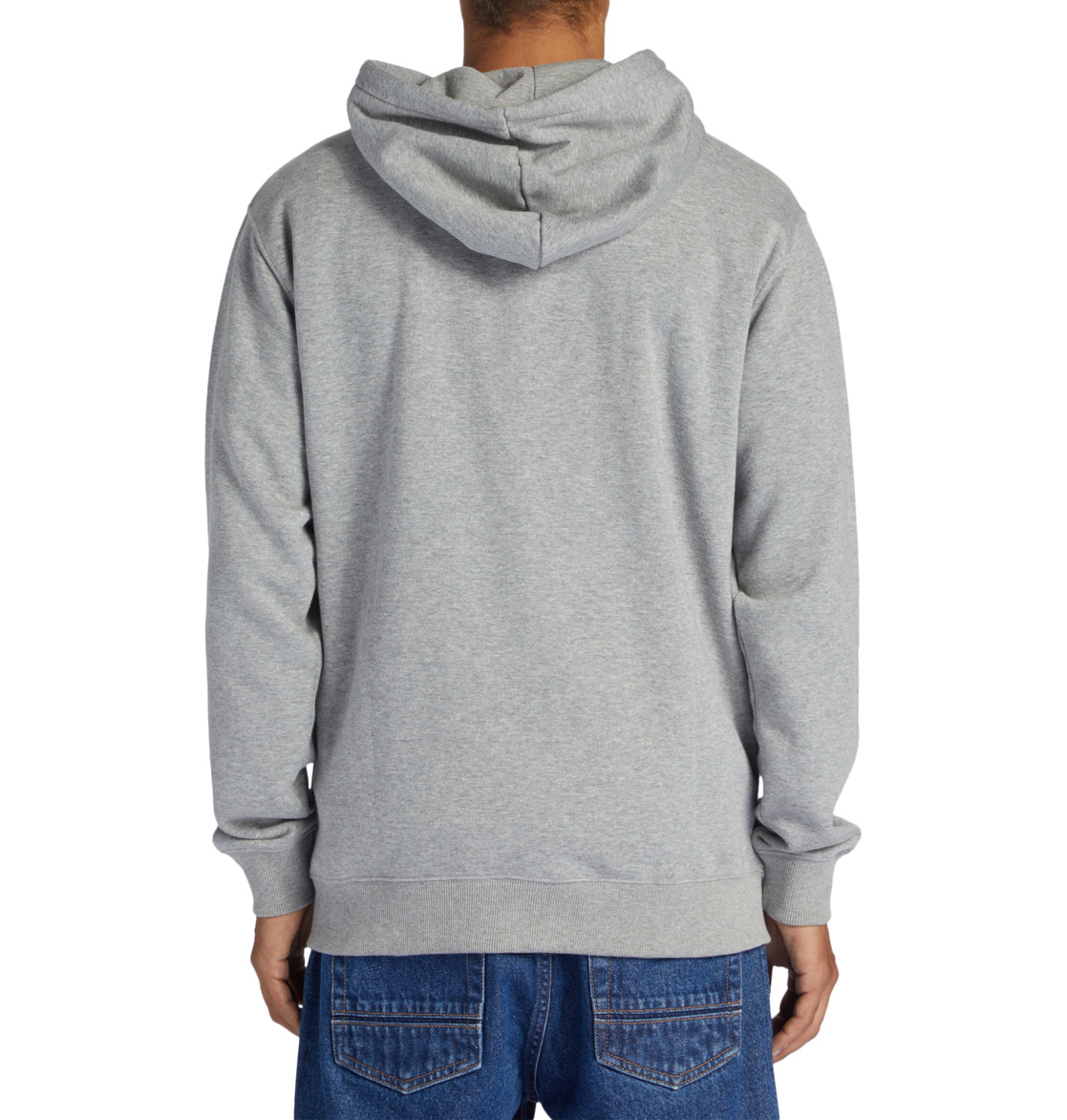 DC Baseline Zip-Up Men Hoodie Grey | US-8523TSG