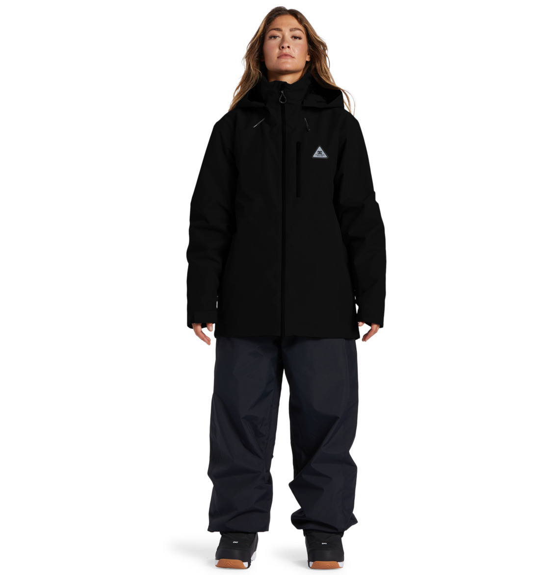 DC Basis 30K Technical Snow Men Jackets Black | US-8476EAH