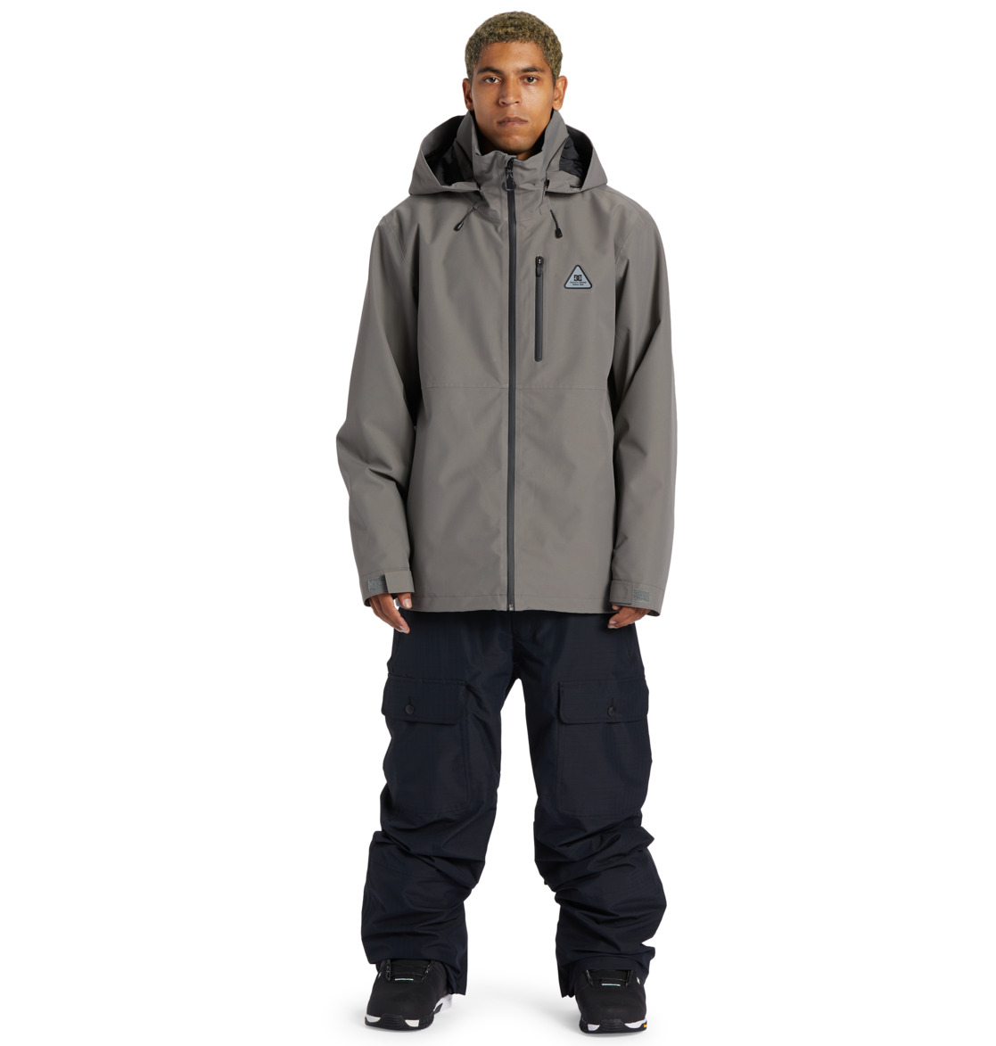 DC Basis 30K Technical Snow Men Jackets Grey | US-9846QGZ