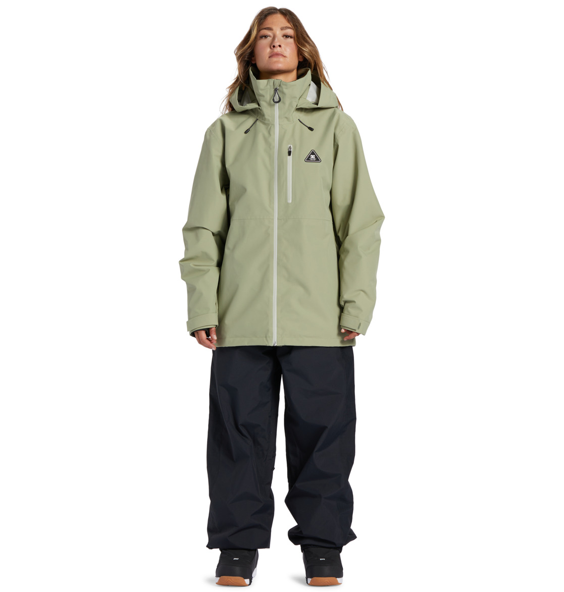 DC Basis 30K Technical Snow Men Jackets Green | US-2014IHS