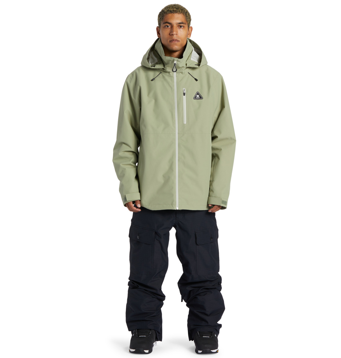 DC Basis 30K Technical Snow Men Jackets Green | US-2014IHS