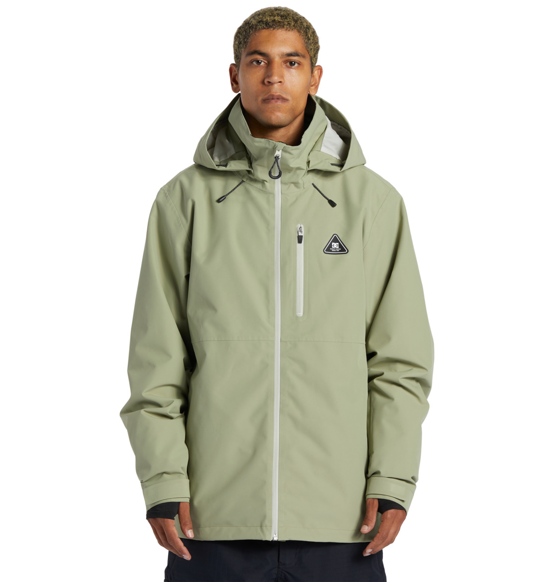 DC Basis 30K Technical Snow Men Jackets Green | US-2014IHS