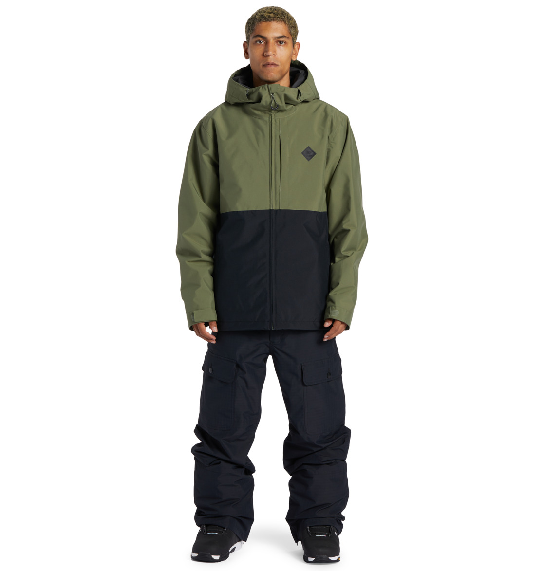 DC Basis Technical Snow Men Jackets Olive | US-7520AHM