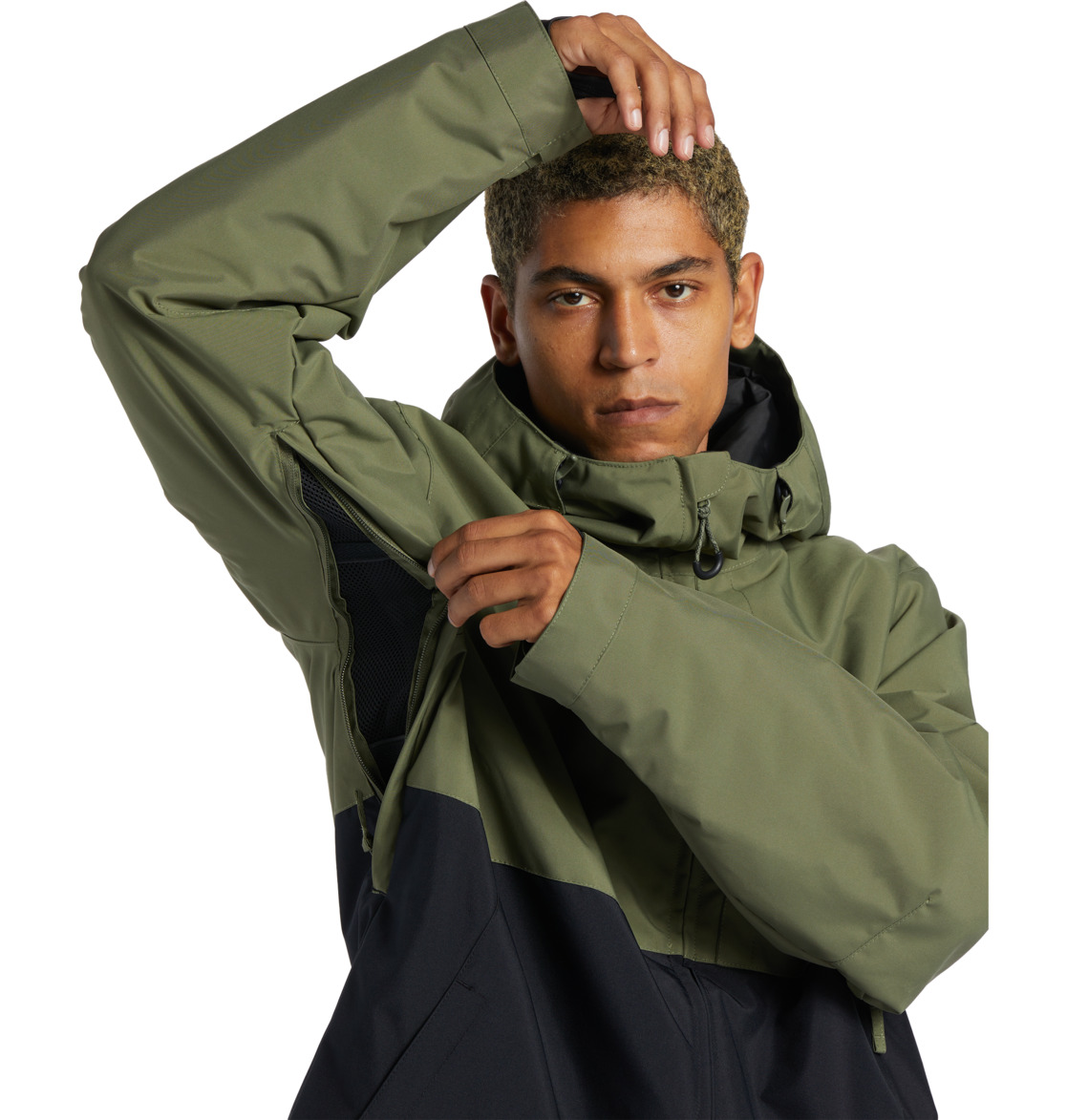 DC Basis Technical Snow Men Jackets Olive | US-7520AHM