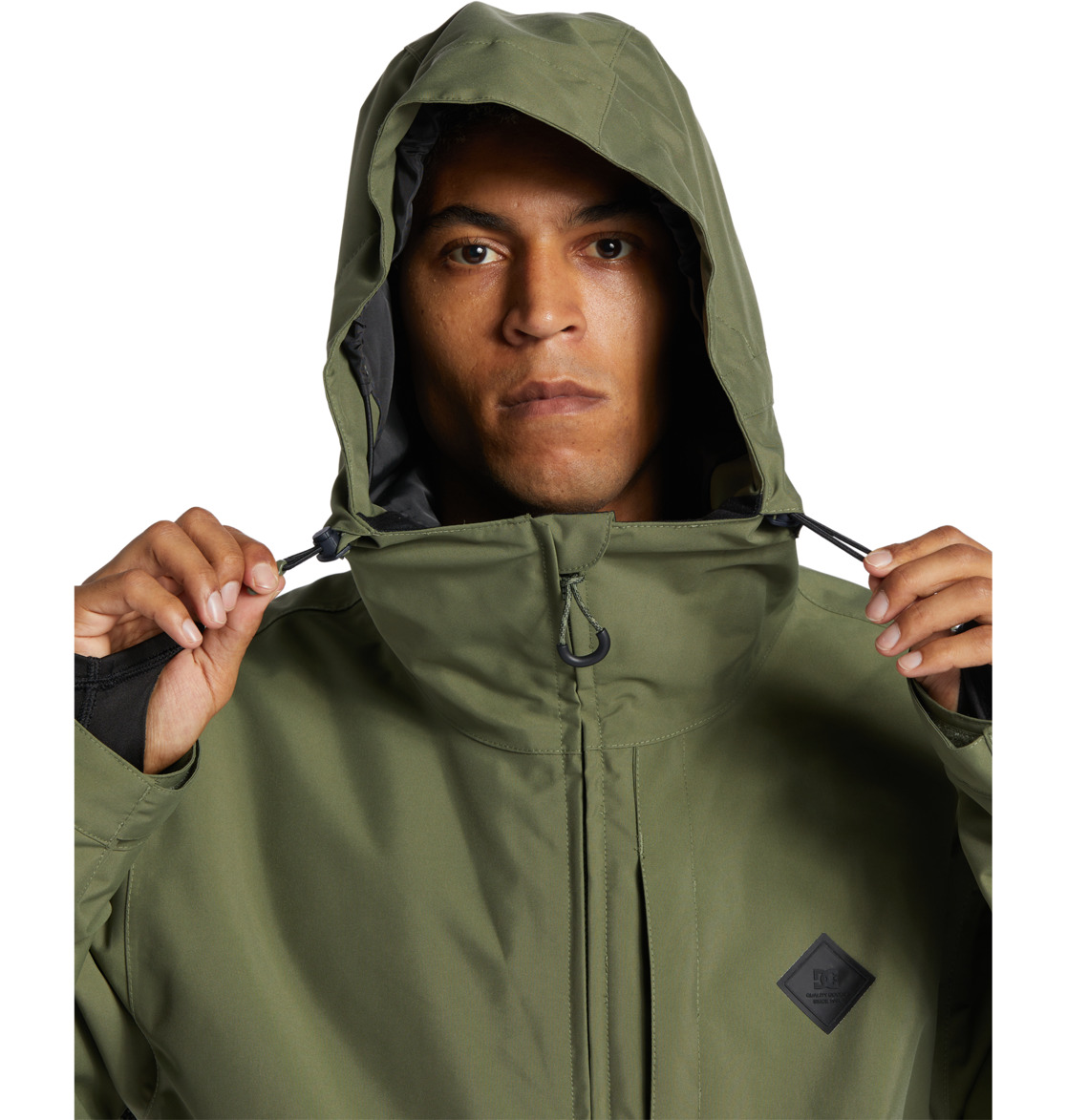 DC Basis Technical Snow Men Jackets Olive | US-7520AHM