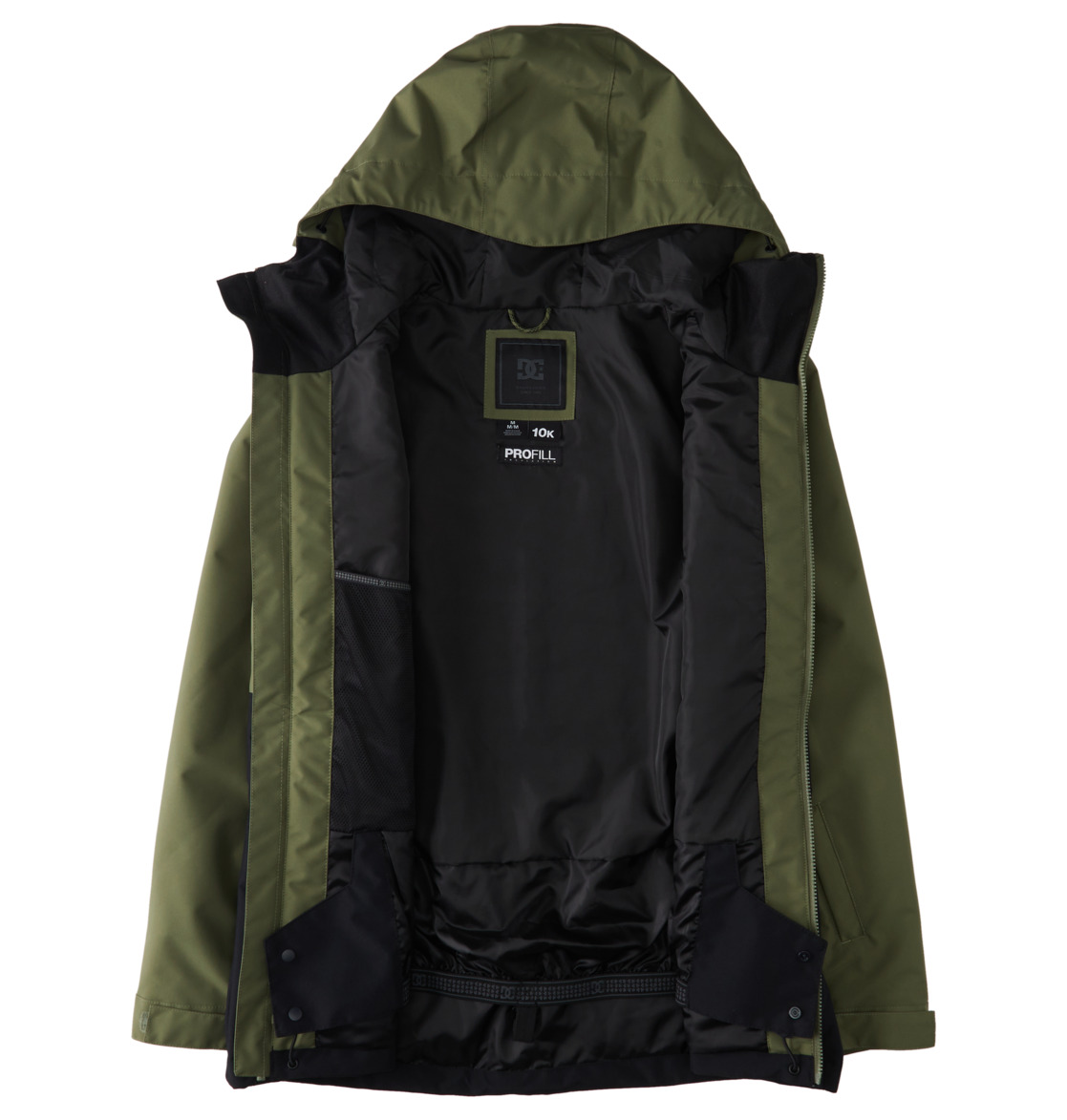 DC Basis Technical Snow Men Jackets Olive | US-7520AHM