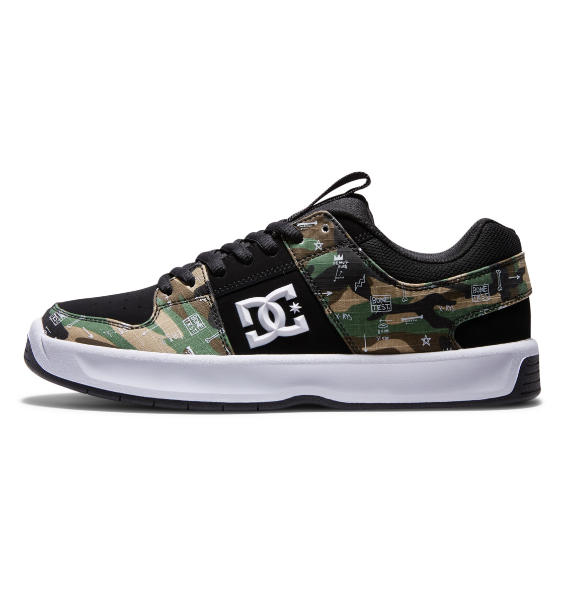 DC Basquiat Lynx Zero Men Sneakers Black / Camo | US-4625XCK