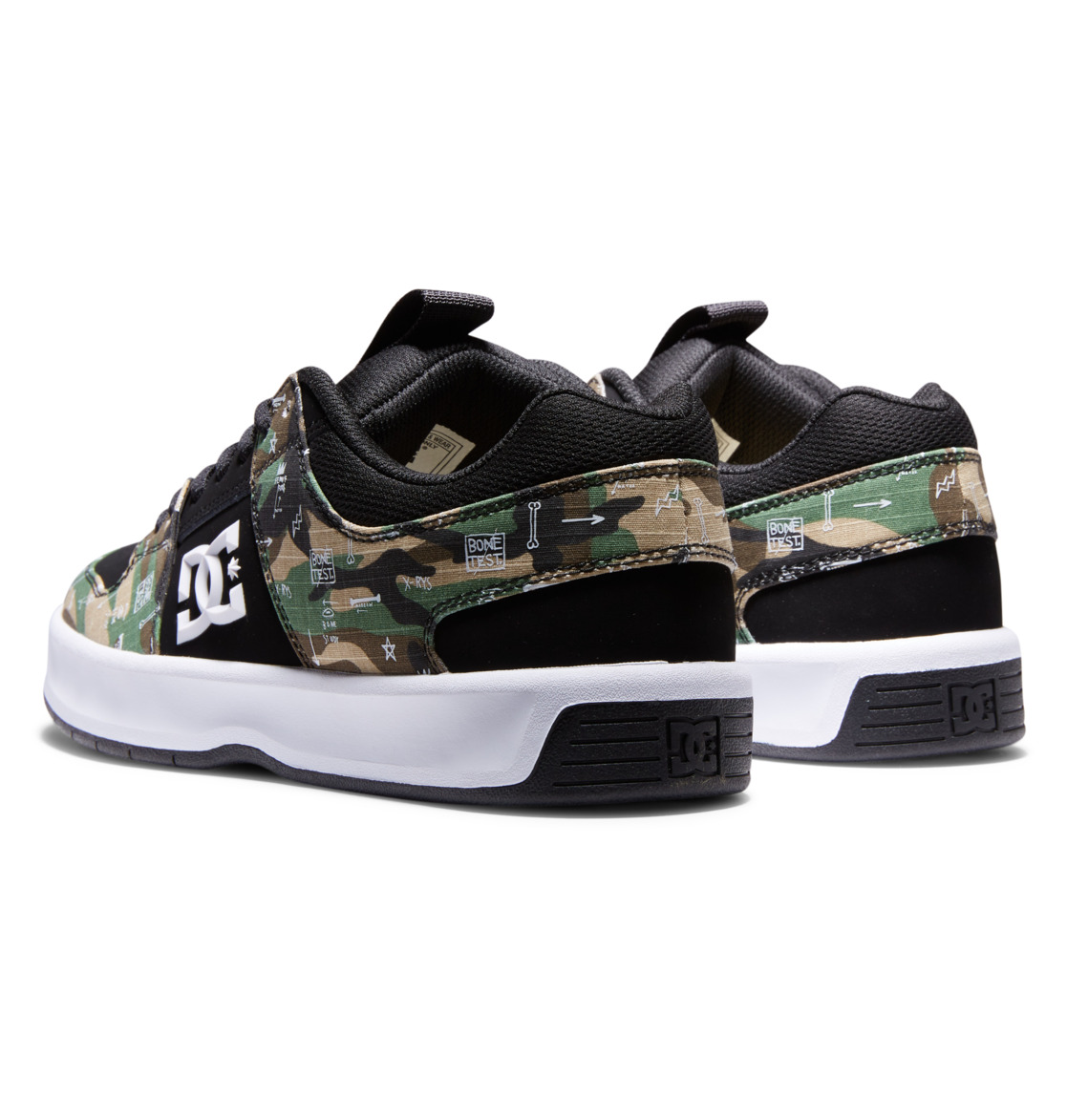 DC Basquiat Lynx Zero Men Sneakers Black / Camo | US-4625XCK