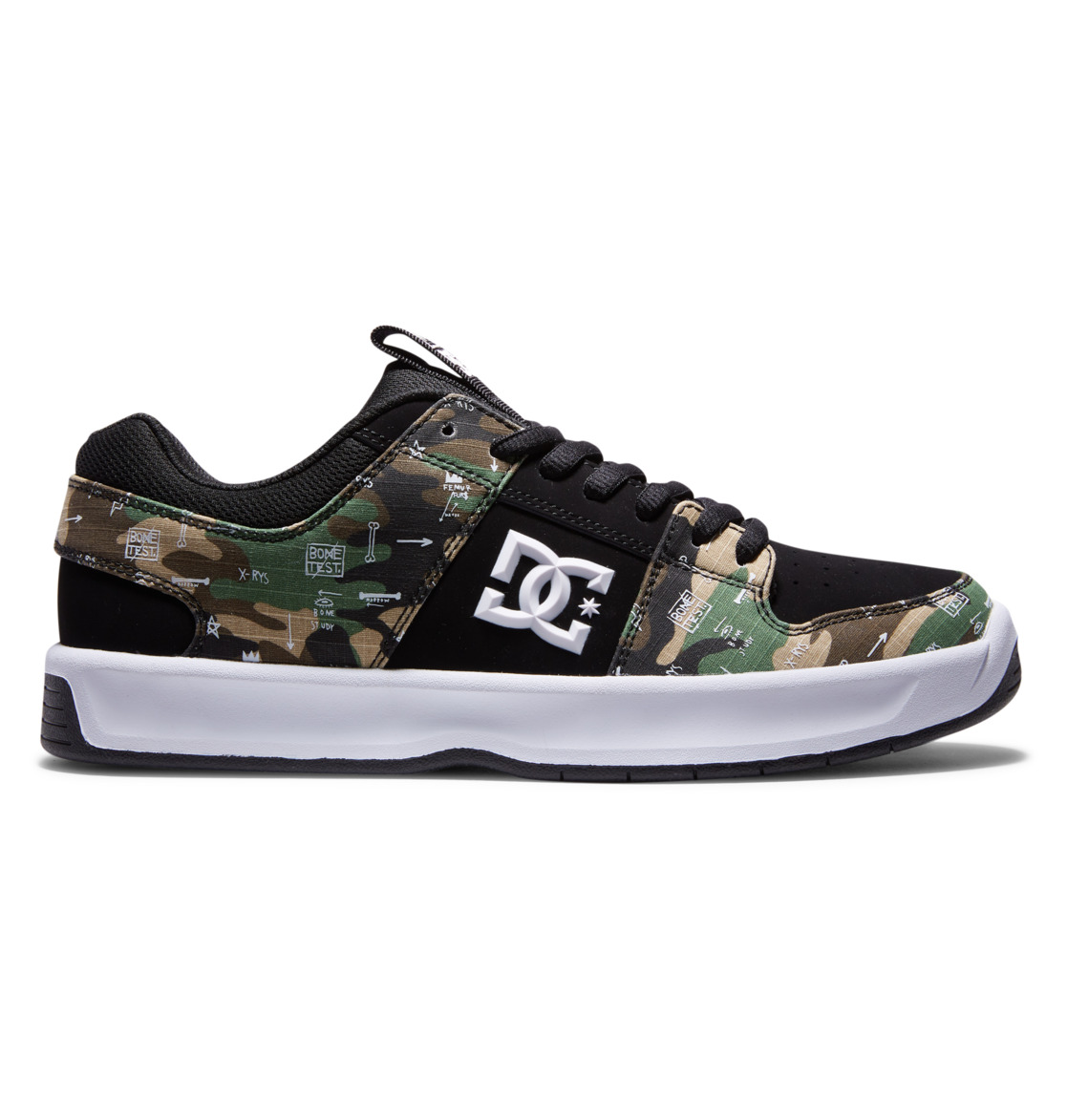 DC Basquiat Lynx Zero Men Sneakers Black / Camo | US-4625XCK