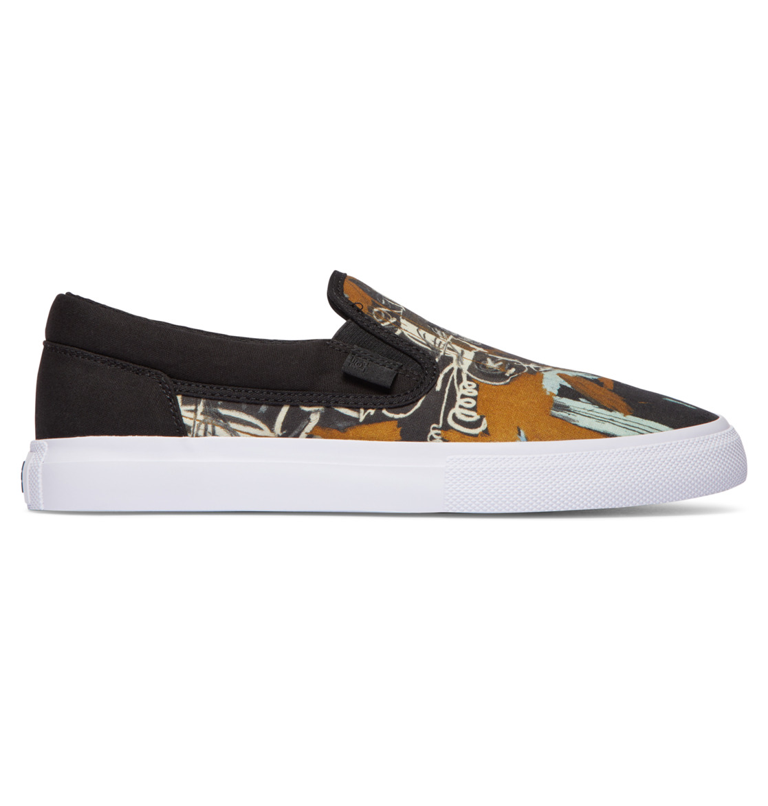 DC Basquiat Manual Men Slip On Shoes Black | US-0982IHL