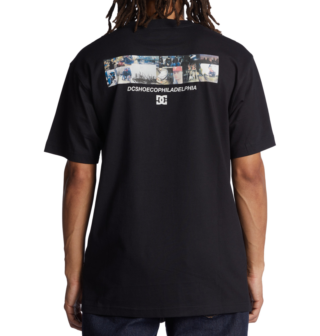 DC Bilyeu Philly Men T-Shirt Black | US-7213JQN