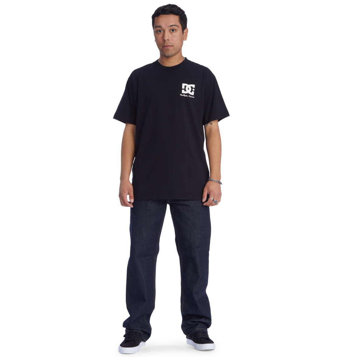 DC Blabac Wes Men T-Shirt Black | US-9341EHR