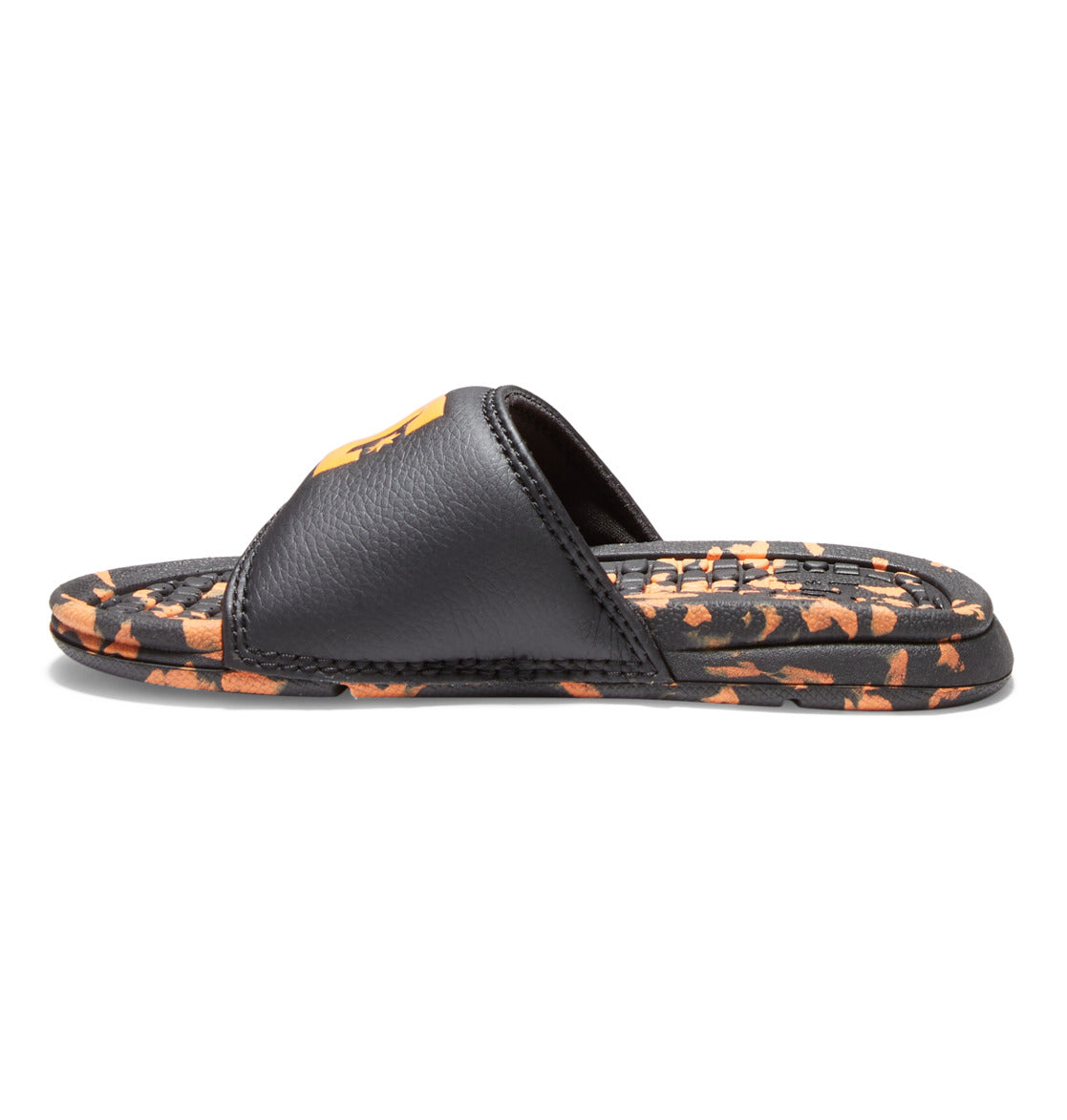 DC Bolsa Kids' Slides Black / Orange | US-3842AOI