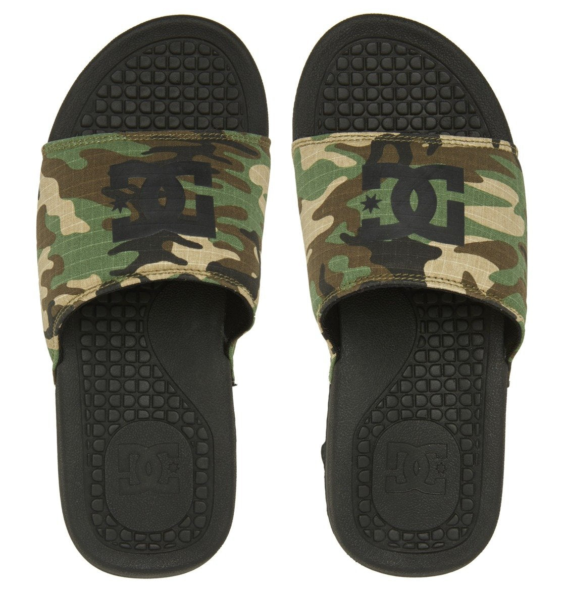 DC Bolsa Men Slides Black / Camo | US-8429LNR