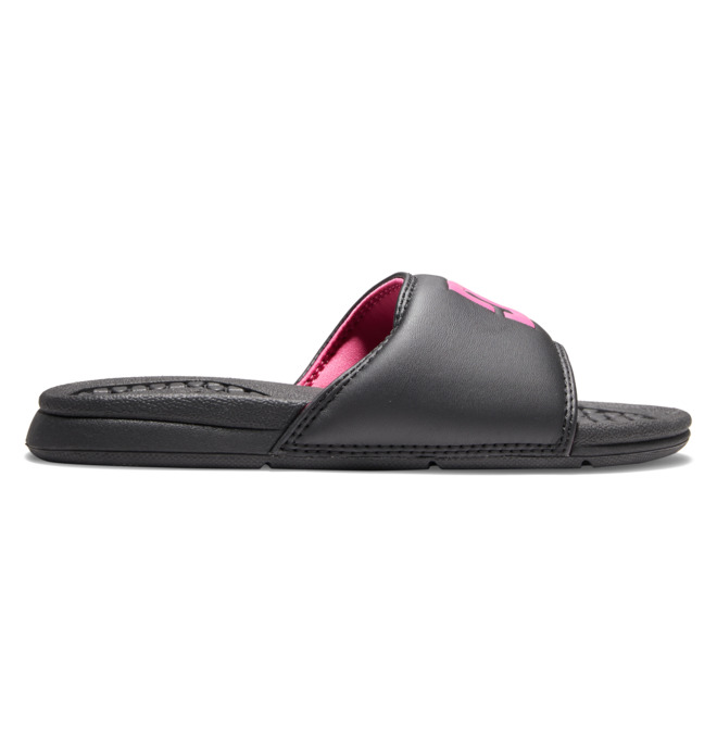 DC Bolsa Sandals Women Slides Black / Pink | US-4251GMA