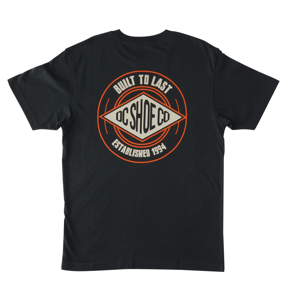 DC Built To Last Men T-Shirt Black | US-7361UYX