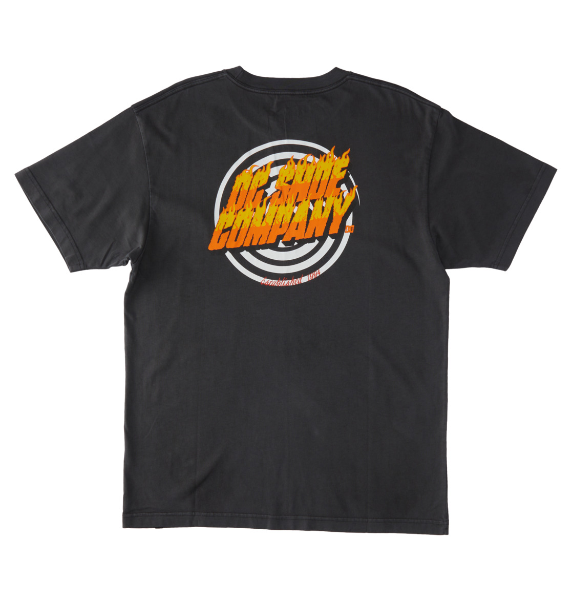 DC Burner Men T-Shirt Black Wash | US-2498CHK